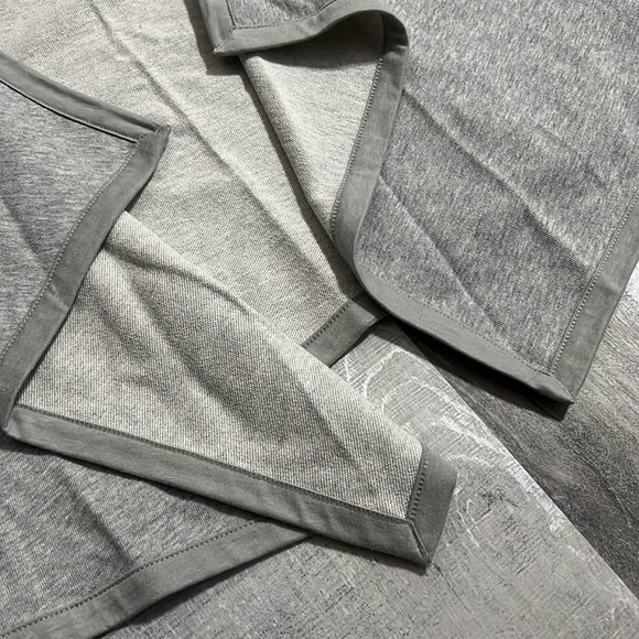 NWOT Forgiveness Open Front Knit Waterfall Sweater Cardigan Sz Medium Light Gray - Picture 3 of 6